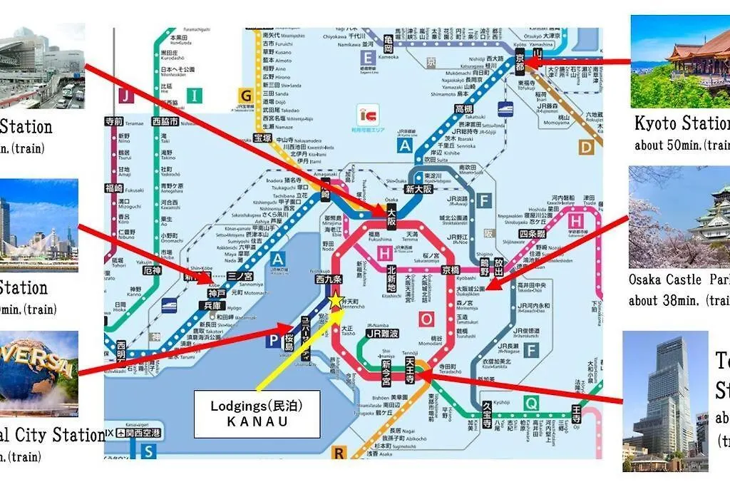 Apartment New【駅から2分】Usj空庭難波梅田まで10分!まるごと一軒家貸し切り!大人数宿泊可能!駐車場有 Osaka Japan